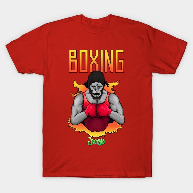 BOXING jungle T-Shirt by JaLand